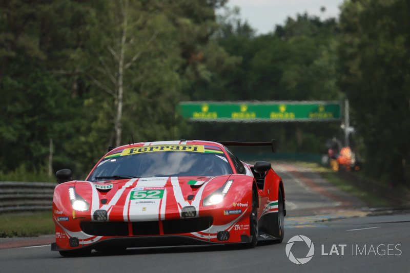 #52 AF Corse Ferrari 488 GTE EVO: Toni Vilander, Antonio Giovinazzi, Pipo Derani