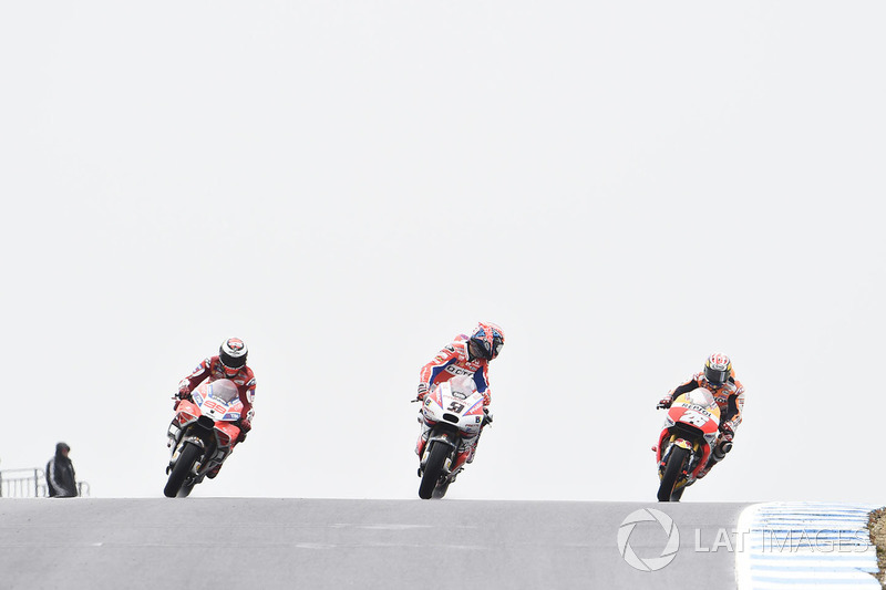 Jorge Lorenzo, Ducati Team, Danilo Petrucci, Pramac Racing, Dani Pedrosa, Repsol Honda Team