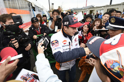Marc Marquez, Repsol Honda Team with fans