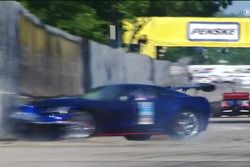 Corvette pace car crash