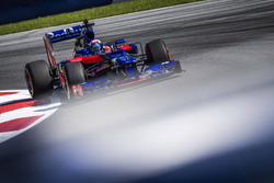 Marc Marquez drives a Toro Rosso F1