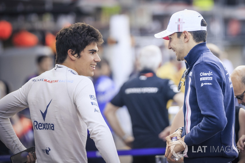 Lance Stroll, Williams en Esteban Ocon, Force India F1