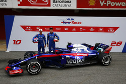Pierre Gasly, Scuderia Toro Rosso and Brendon Hartley, Scuderia Toro Rosso, the new Scuderia Toro Ro