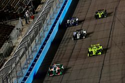 Kyle Kaiser, Juncos Racing Chevrolet, Simon Pagenaud, Team Penske Chevrolet, Graham Rahal, Rahal Let