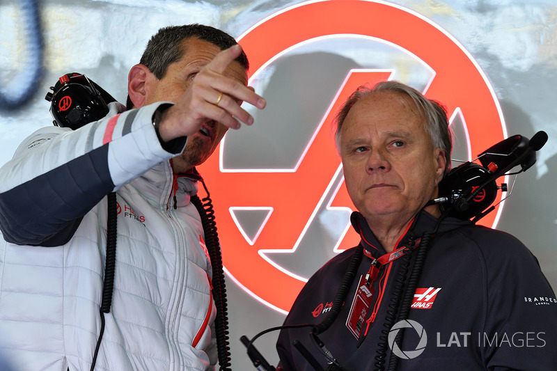 Guenther Steiner, Haas F1 team principal with Gene Haas, founder, Haas F1 Team