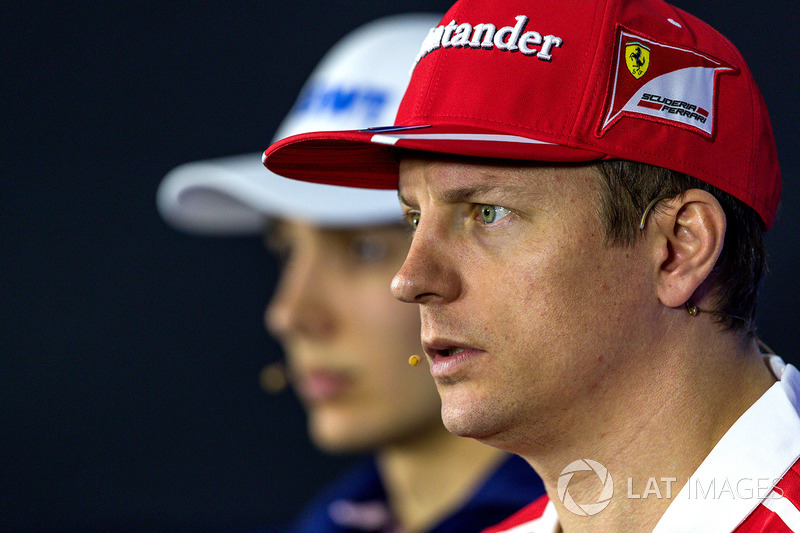 Kimi Raikkonen, Ferrari nella conferenza stampa
