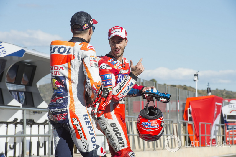 Marc Marquez, Repsol Honda Team, Andrea Dovizioso, Ducati Team