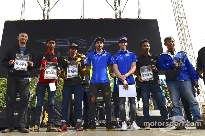 Alex Rins, Team Suzuki MotoGP, Andrea Iannone, Team Suzuki MotoGP