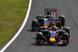 Daniil Kvyat, Red Bull Racing RB11, Max Verstappen, Scuderia Toro Rosso STR10