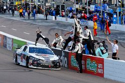 Kevin Harvick, Stewart-Haas Racing, Ford Fusion Jimmy John's celebrates his win 