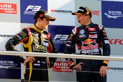 Podio: Esteban Ocon, Prema Powerteam, Max Verstappen, Van Amersfoort Racing