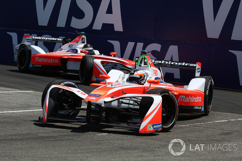 Felix Rosenqvist, Mahindra Racing y Nick Heidfeld, Mahindra Racing