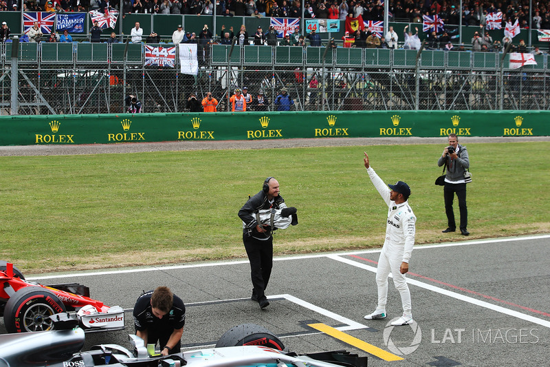 Polesitter Lewis Hamilton, Mercedes AMG F1