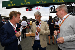 Simon Lazenby, Sky TV, Damon Hill, Sky TV y Ross Brawn, Formula One Director deportivo de Motorsport