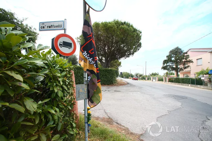Nicky Hayden sitio del accidente