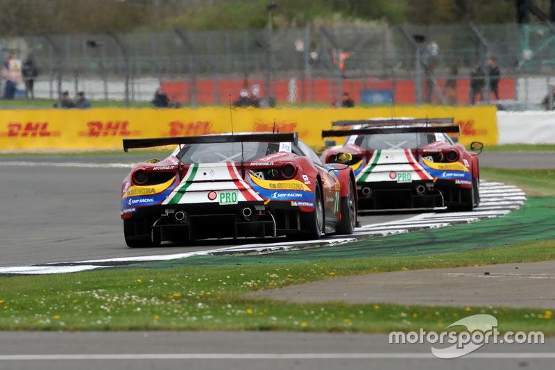 #71 AF Corse Ferrari 488 GTE: Davide Rigon, Sam Bird