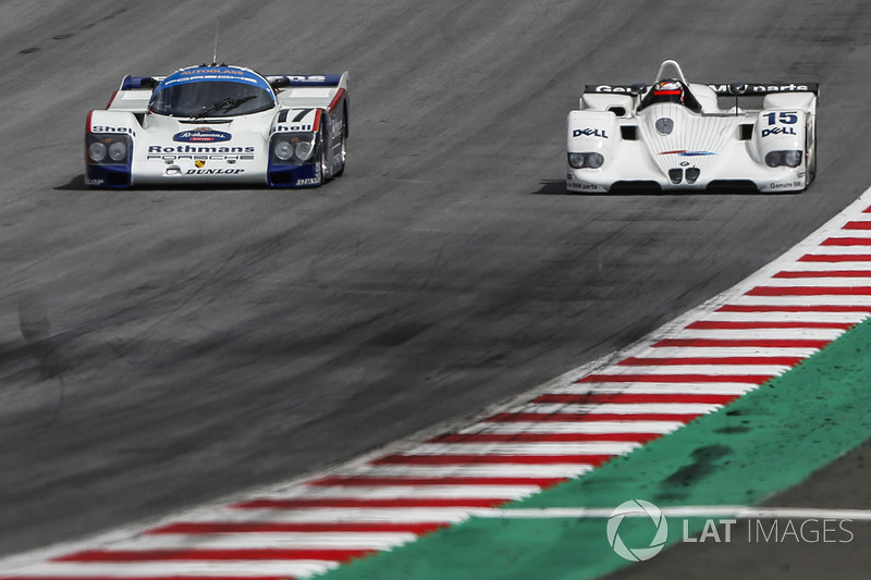 Hans-Joachim Stuck, Porsche 962C, Gerhard Berger, BMW V12 LMR