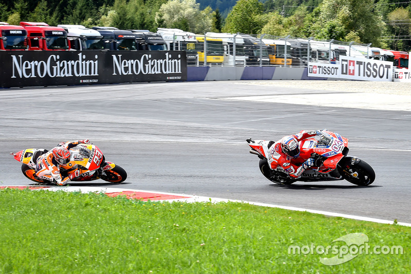 Marc Marquez, Repsol Honda Team, Andrea Dovizioso, Ducati Team
