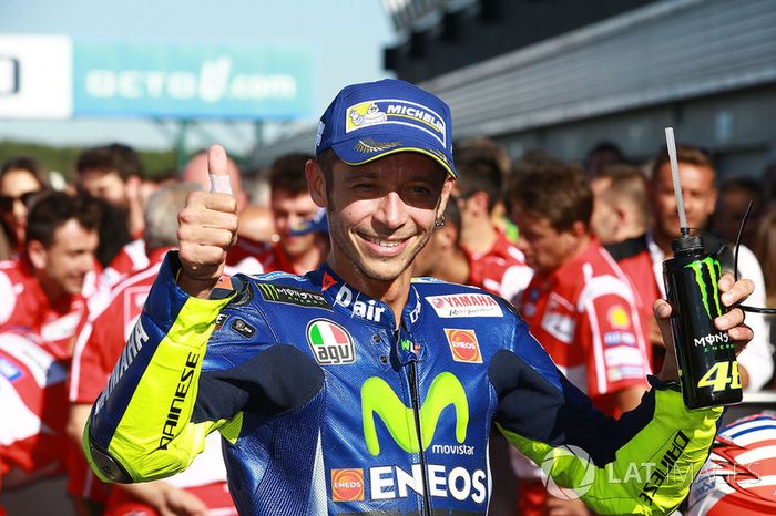 Tercer lugar Valentino Rossi, Yamaha Factory Racing