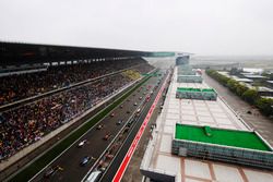 Rennstart beim GP China in Shanghai