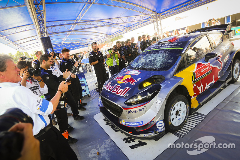 I vincitori Sébastien Ogier, Julien Ingrassia, Ford Fiesta WRC, M-Sport