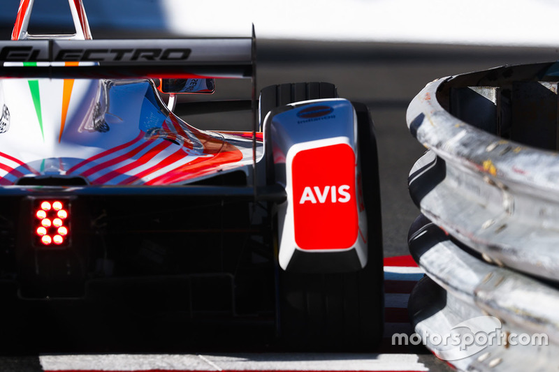 Пилот Techeetah Жан-Эрик Вернь в гонке Формулы Е в Монако