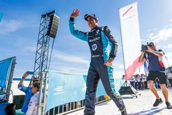 Sébastien Buemi, Renault e.Dams, celebra en el podio