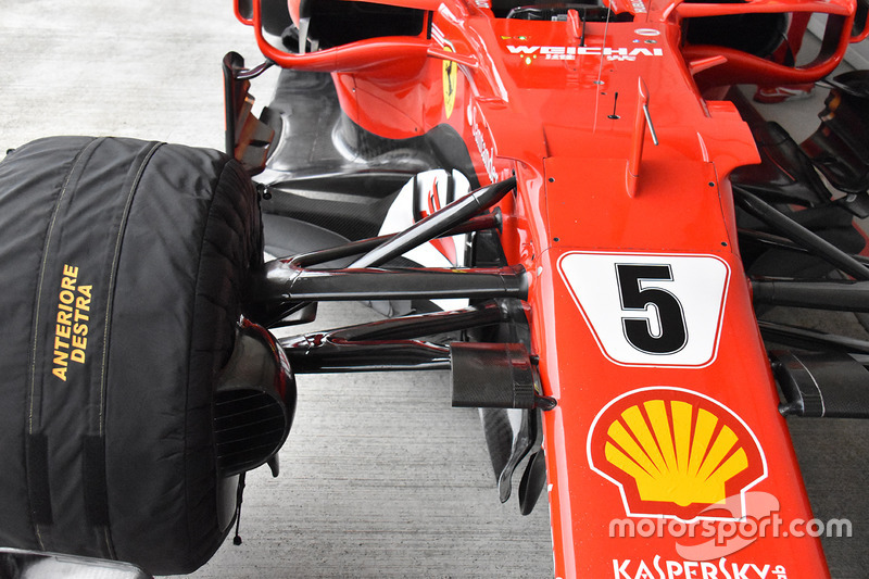 Ferrari SF70H ön süspansiyon detay