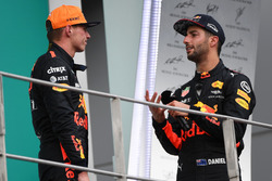 Гонщики Red Bull Racing Макс Ферстаппен и Даниэль Риккардо