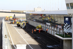 Nieuwe asfaltlaag op Circuit Park Zandvoort