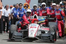 Race winner Sébastien Bourdais, Dale Coyne Racing Honda