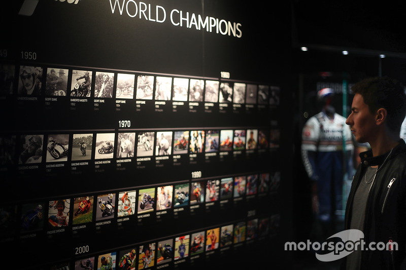 Museum World Champions Jorge Lorenzo