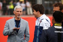 Damon Hill, Lance Stroll, Williams. Alex Wurz, Karun Chandhok