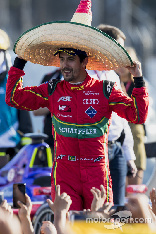 El ganador de la carrera, Lucas Di Grassi, ABT Schaeffler Audi Sport