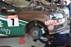 Volkswagen mechanic at work