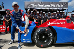 Polesitter Mikhail Aleshin, Schmidt Peterson Motorsports Honda