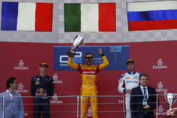 Podium: race winner Antonio Giovinazzi, PREMA Racing, second place Pierre Gasly, PREMA Racing & thir