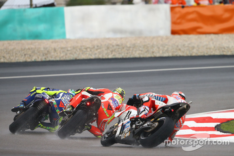 Valentino Rossi, Yamaha Factory Racing, Andrea Dovizioso, Ducati Team, Andrea Iannone, Ducati Team, Malaysian MotoGP 2016