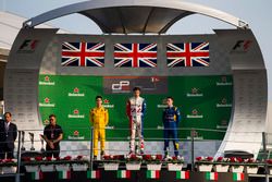 Podium: Jake Dennis, Arden International, Jack Aitken, Arden International and Jake Hughes, DAMS