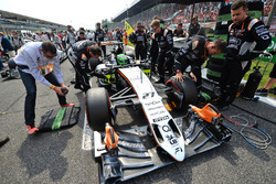 Nico Hulkenberg, Sahara Force India F1 VJM09 on the grid