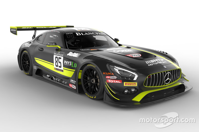 #85 HTP Motorsport, Mercedes-AMG GT3: Luciano Bacheta, Indy Dontje, Clemens Schmid