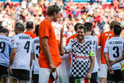 Dirk Nowitzki, NBA player and Sebastian Vettel, Ferrari
