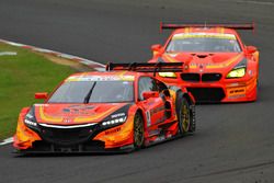 #8 Autobacs Racing Team Aguri Honda NSX Concept GT: Kosuke Matsuura, Tomoki Nojiri and #55 Autobacs Racing Team Aguri BMW M6 GT3: Shinichi Takagi, Takashi Kobayashi