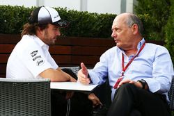 Fernando Alonso, McLaren and Ron Dennis, McLaren Executive Chairman