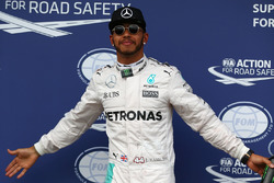 Polezitter Lewis Hamilton, Mercedes AMG F1 Team