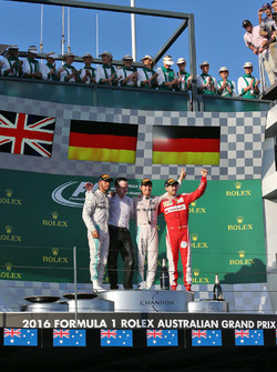 Podium: 1. Nico Rosberg, Mercedes AMG F1 Team; 2. Lewis Hamilton, Mercedes AMG F1 Team; 3. Sebastia