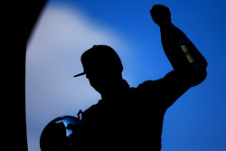 Max Verstappen, Red Bull Racing celebrates his first win