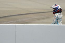 Danica Patrick, Stewart-Haas Racing Chevrolet after crashing in practice