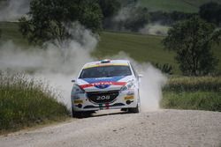 Giuseppe Testa e Daniele Mangiarotti Peugeot 208 R2, Peugeot Sport Italia