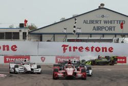 Charlie Kimball, Chip Ganassi Racing Chevrolet spins